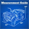 thumbnail image 4 of NEH Heavy Duty Waterproof Superior ATV Cover Fits Up To 99" Length 4-Wheeler 4X4 Camouflage Color, Compatible with Polaris, Suzuki, Yamaha, Kawasaki, Honda, ATV Cover Rancher, Foreman, FourtraX, 4 of 4
