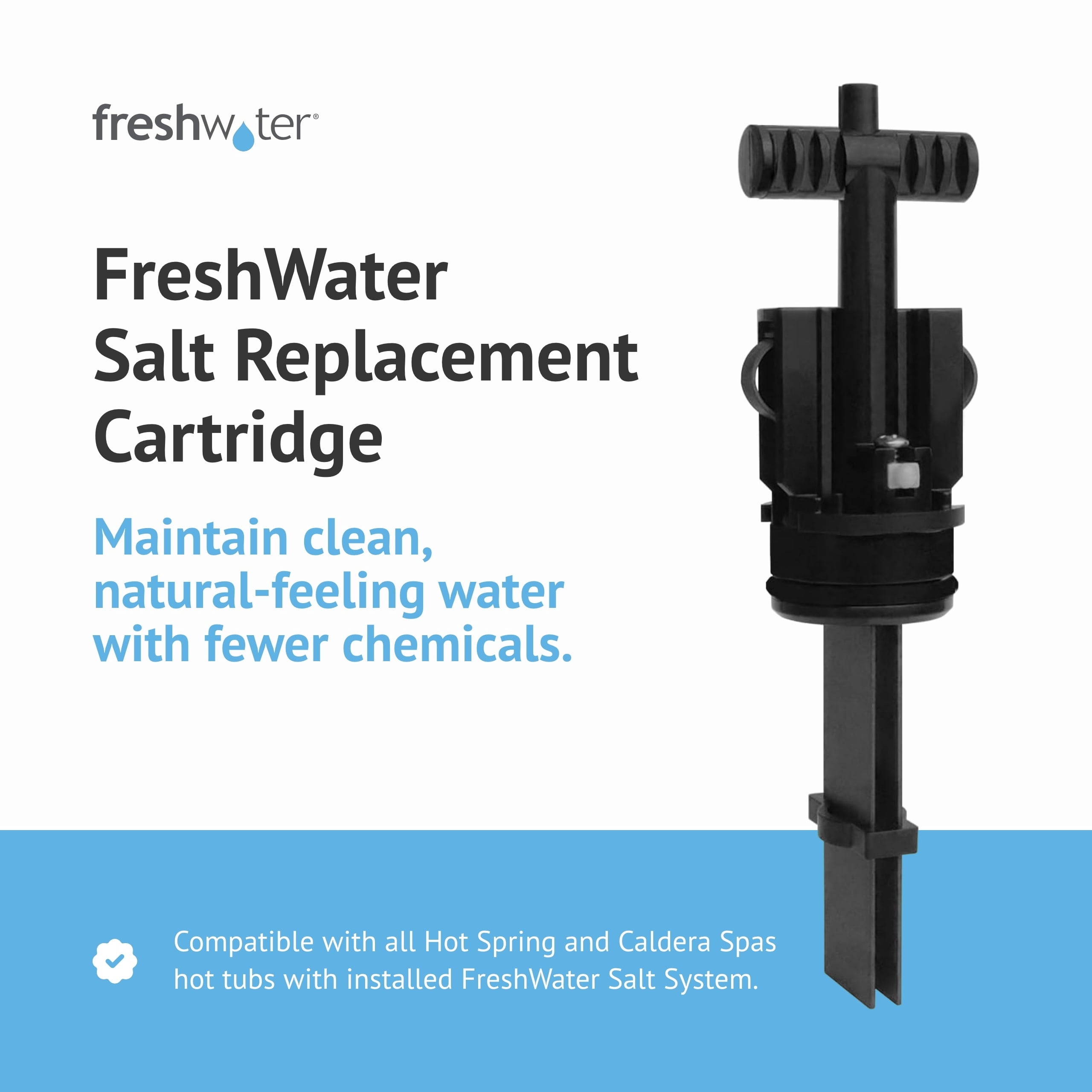 FreshWater Salt System Replacement Cartridge Water Cleaning 3 Pack