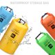 thumbnail image 2 of Advancent Bolsa seca impermeable de PVC, portátil, de un solo hombro, 10L, plegable, ajustable, para acampar, canotaje, kayak, canoa, paquete de Mochilas de mochilero Amarillo, 2 of 6