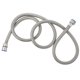 thumbnail image 2 of Durable Stainless Steel Water Heater Hose for Home Use Silver Compatible with Most Standard Sizes, 2 of 3