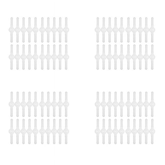 80Pcs Plastic Grass Trimmer Blades Lawn Mower Trimmer Accessories Lawn Mower Blade Cordless Trimmer Garden Tool