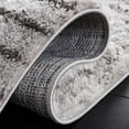 thumbnail image 5 of SAFAVIEH Berber Bijar Abstract Shag Area Rug, 7' x 7' Square, Grey/Dark Grey, 5 of 8