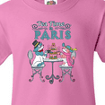 thumbnail image 4 of Inktastic Tea Time In Paris-Colorful French Poodles Youth T-Shirt, 4 of 5