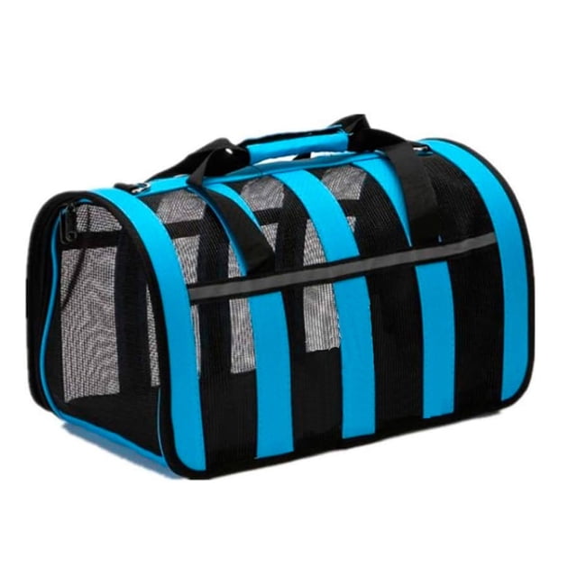 Maleta Transportadora Para Mascotas Elegate Vista Panoramica Talla S Azul