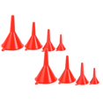 thumbnail image 1 of Oleegame 2PC 4Pcs Liquid Use Red Plastic Funnel Plastic Mouth Plastic Oiling Size Funnel Oil Plastic Funnel Red, 1 of 4