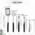 thumbnail image 3 of Pickup Tool Set for Men with Magnetic Grabber Flexible Led Light Inspection Mirror Mechanic Garage Workshop Gadgets, 5Pcs Set, 3 of 7