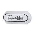 thumbnail image 4 of 5" X 14" Black and White Farm To Table Metal Wall Decor, 4 of 6
