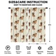 thumbnail image 2 of Blackout Kids Curtains,Dachshund Footprint Childrens Insulated Curtains Set Of 2,Bedroom Essentials,Toddler Room Decor 42x84in(106x213cm), 2 of 4
