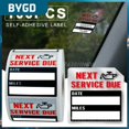 thumbnail image 1 of "next Service Due" Practical Oil Change Maintenance Service Reminder Stickers Universal Window Sticker Durable Car Sticker100pcsRussian Federation He Qiyong unisex, 1 of 1