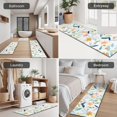 thumbnail image 5 of Pioneer Flower Floral Print Pattern Kitchen Rugs Sets Of 3,Kitchen Runner Rugs Non Skid Washable,Decorative Kitchen Floor Mats for Kitchen,Sink,Laundry,17"x30"+ 17"x47" + 17"x59", 5 of 6
