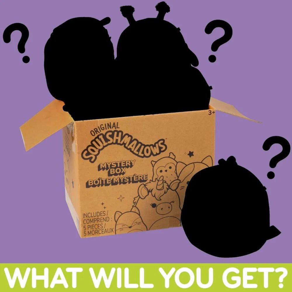 (2 pack) Squishmallows 5" Mystery Farm Plush - Recieve 1 of 4 - Horse, Pig, Donkey or Goat - Cute Soft Farm Plush Stuffed Animal Toys- Official Kellytoy - Gift for Kids, Girls & Boys