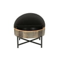 thumbnail image 2 of T1216C Round Storage Coffee Table made with Mango Wood in Rustic Vintage, 2 of 5