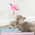 thumbnail image 5 of Promotion!Alivia el aburrimiento desde las altas burlas Palo para gatos Juguetes para gatos Collar Collar Burlas Artefactos para gatos Alambre de plumas resistente a las mordeduras Palo para gatos, 5 of 5