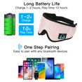 thumbnail image 5 of Máscaras para dormir, auriculares 3D para dormir, antifaz Bluetooth para dormir, hombres, mujeres, música, antifaz para dormir con los ojos vendados BANYUO Hogar, 5 of 5