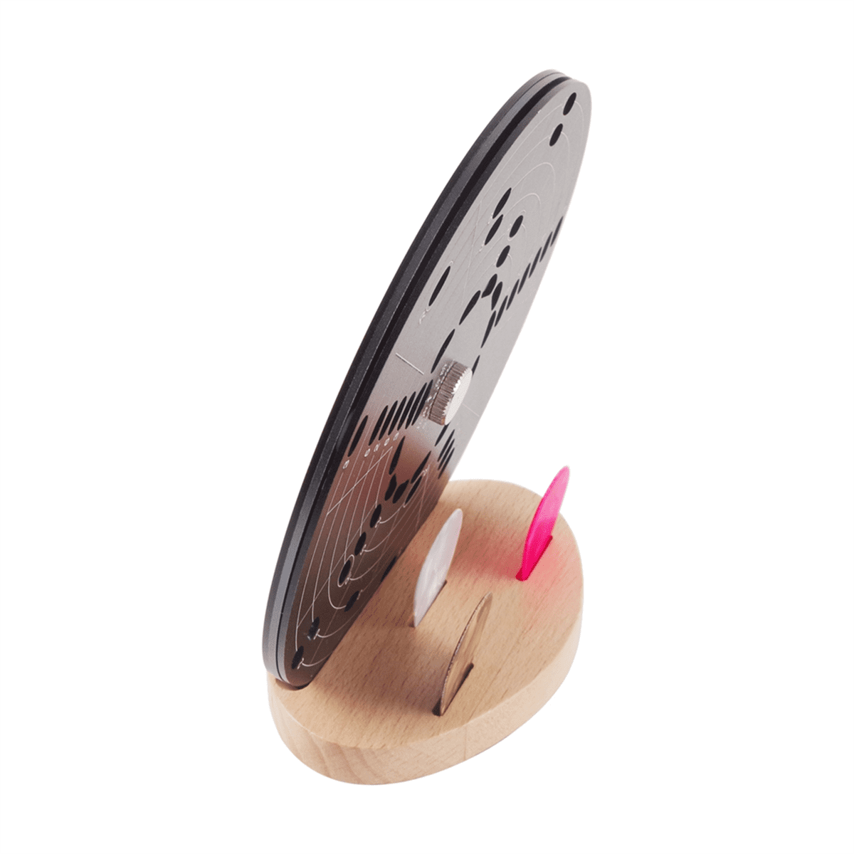 Guitar Chord Wheel Scale Dial Wooden Melody Tool Musical Instruments and Accessories Chord Wheel for Musicians Size L