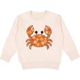 thumbnail image 2 of Inktastic Beach Crab Cute Girly Maritime Toddler Sweatshirt, 2 of 4