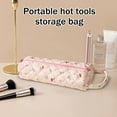 thumbnail image 3 of Portable Heat Tool Organizer Bag With Heat Resistant Mat And Hanger, Travel Pouch For Hair Straightener Curler Cosmetics Toiletries Hair Care Accessories, C1 Pc Leopard Print, 3 of 5