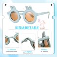 thumbnail image 3 of VONKY Lunettes de Soleil pour Enfants Résistantes aux UV, Mignonnes Lunettes de Soleil pour Bébé Lapin, 3 of 8