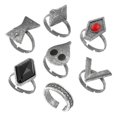 thumbnail image 1 of Accesorios de disfraz YONGSHENG anillo de Metal de Anime 7 Uds, 1 of 5