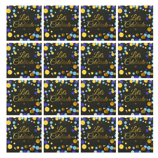 40 Pcs Serviettes Dégradées, Serviettes de Fête en Plein Air, Serviettes Jetables pour Collation des Grades