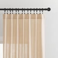 thumbnail image 4 of Cortinas Joydeco de lino, 230 cm de longitud, juego de 2 paneles para dormitorio, 4 of 9