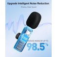 thumbnail image 3 of K15 Wireless Lavalier Microphone System: 3-in-1 Plug-and-Play Design with 3.5mm, Android & iOS Ports, Configuration, Real-Time Monitoring, Intelligent Noise Reduction, HD Audio Capture for Phones,, 3 of 6