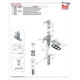 thumbnail image 2 of Monomando Para Lavabo Dica Acero Inoxidable Modelo 4421.9, 2 of 3