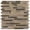 Copper, variant on The Tile Life Victory Brick Linear 4 x 4 Copper Glass Mixed Mosaic Tile Sample 1 Piece