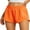11 Orange, variant on Cueply Women's Running Shorts High Waisted Athletic Gym Workout Shorts with Liner Zipper Pockets