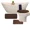 Brown, variant on Gorgeous Home Linen 3-Pc Bath Rock Pebble Cobblestone Aqua Marine Color Embossed Memory Foam Plush Anti Slip