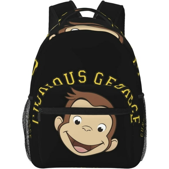 Curious George Backpack Lightweight School Travel Multifunctional Unisex Celebration Anime Character