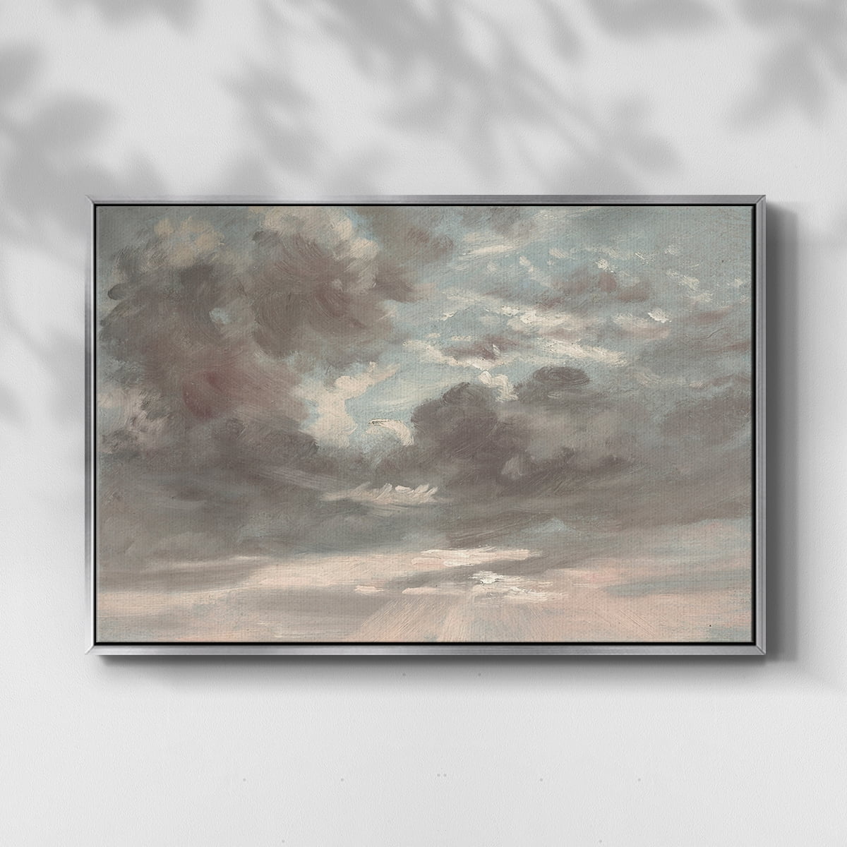 Vintage Landscape-CCXXXV By Wexford Home Framed in Silver Wood Gallery Wrapped Canvas 17 in. x 25 in.