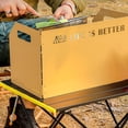 thumbnail image 4 of Hearth & Gear Réchaud de Camping Pare-Vent 3 Plaques Acier Réchaud de Camping Pare-Vent Pliant Extérieur Pique-Nique Réchaud Pare-Vent avec Sac à Cordon pour Camping Randonnée Pique-Nique Sac à Dos Chien, 4 of 6