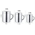 thumbnail image 5 of Double Wall Stainless Steel Coffee Mug Portable Cup Travel Tumbler Coffee Jug Milk Tea Cups Office Water Mugs (210ml without lid,200-500ml), 5 of 6