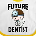 thumbnail image 4 of Inktastic Future Dentist Cute Boys Boys Baby Bib, 4 of 4