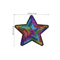 thumbnail image 6 of WEUVEB Sequin Star Patches Multi Color Unique Embroidery Design for Craft 12Pcs, 6 of 8