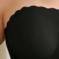 thumbnail image 4 of Ohufall Women's Bras Plus Size Strapless Front Closure Bandeau Bra with Open Back Push Up Solid Underwear,38D-50J, 4 of 4