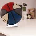 thumbnail image 6 of Ikohbadg 2 Pack Triangle Basketball Display Stand Football Volleyballs Soccer Ball Bowling Ball Display Holder, Acrylic Ball Display Stand Holder, Clear, 6 of 6