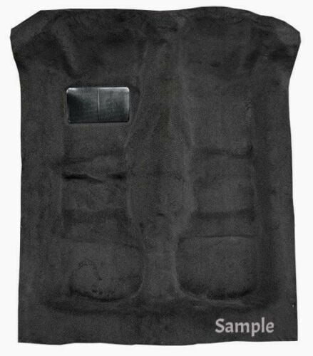 ACC Black Molded Carpet Flooring Fits - 1965-1972 Ford F-100 Reg Cab 2WD 4spd w/Gas Tank in Cab Floor Shift