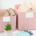 thumbnail image 3 of HAMPPLIES 50Pcs Storage Labels For Bins Removable Labels White Matte Finish For Home Organization, 3 of 8