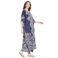thumbnail image 4 of Caftans pour Femmes Longue Maxi Grande Taille Robe Caftans Manches 3/4 Robes pour Dames Filles en Ligne, 4 of 7