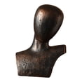 thumbnail image 3 of Figura humana abstracta, figura coleccionable, decoración de granja, busto decorativo Negro, 3 of 9