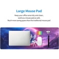 thumbnail image 5 of Fantasy Starry Unicorn Extended Professional Gaming Mouse Pad 31.5x11.8inch, Non-Slip Computer Mouse Pad Waterproof Keyboard Pad Desk Mat, 5 of 6