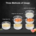 thumbnail image 1 of Concord 30 CM Stainless Steel 3 Tier Steamer Pot Steaming Cookware - Triply Bottom, 1 of 5