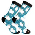 thumbnail image 5 of XIAONU Women's Elastic Cute Sheep Animal Print Mid Calf Socks, 5 of 5
