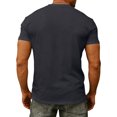 thumbnail image 5 of Men's V Neck Pocket T-Shirts Short Sleeve Comfort Dressy Tee Shirts Casual Summer Athletic Plain Color Tops, 5 of 7