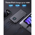 thumbnail image 2 of Power Bank Ansody de 25000 mAh y 140 W, cargador portátil para laptop, 2 of 8