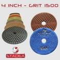 thumbnail image 6 of Stadea DPPW04STDA010K10 4 Inch Diamond Polishing Pads for Stone Granite Marble Glass Concrete Polishing, Grit 10000 - 10 Pieces, 6 of 8