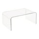 thumbnail image 1 of Mesa de centro de acrílico, mesa auxiliar, decoración, muebles de acrílico, mesa de piso multiusos para 40x30x20cm, 1 of 9