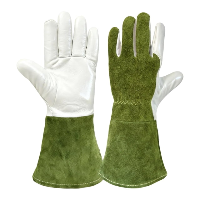 Guantes de jardinería largos con protección para antebrazos, guantes de trabajo multiusos para mujeres en el jardín. SG